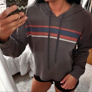 Fleece Cropped Hoodie
